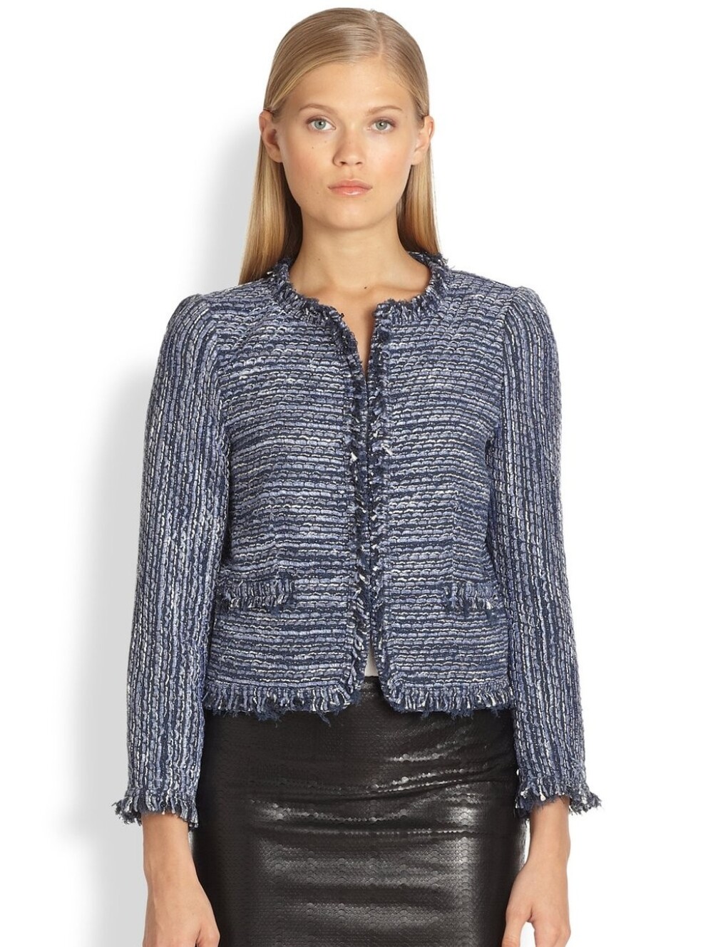 Alice & Olivia Kidman Tweed Jacket